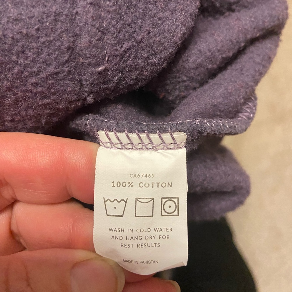 HOURS Midnight Drop Shoulder Hoodie Large - Picture 4 of 5